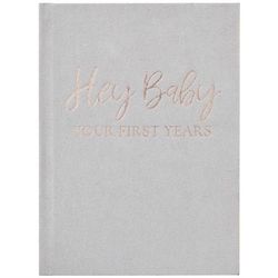 Spomienková kniha Hey Baby sivá 1. rok