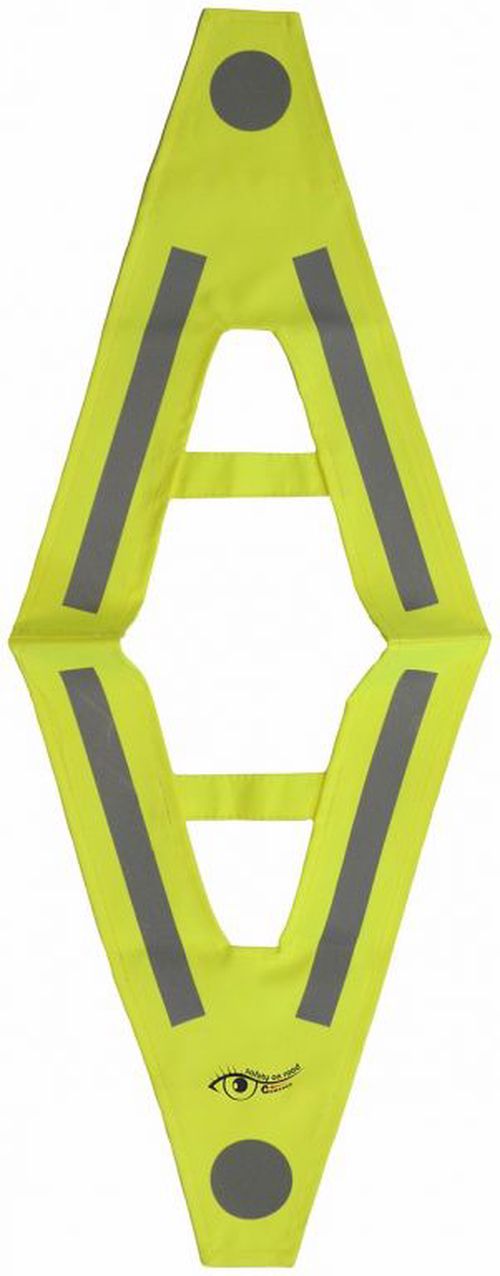 COMPASS Reflexná vesta v tvare "V", žltá