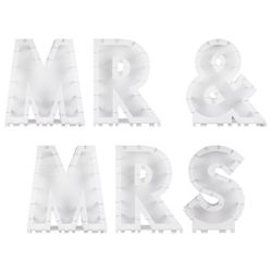 Formy na balónikovú mozaiku Mr & Mrs
