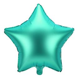 Balónik fóliový Hviezda zelená 48cm