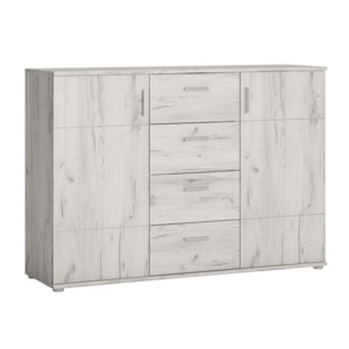Komoda JONAS JOK03 Farba: craft biely
