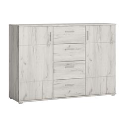 Komoda JONAS JOK03 Farba: craft biely