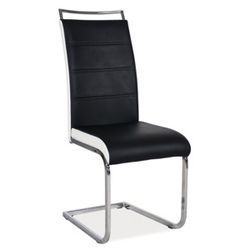 Jedálenská stolička H-441 Farba: Čierno-biela
