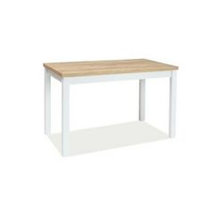Jedálenský stôl ADAM 100x60 Farba: dub zlatý craft / biely mat