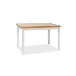Jedálenský stôl ADAM 120x68 Farba: dub lancelot / biely mat