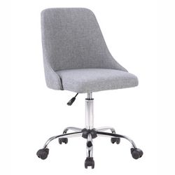 Ediz kancelárska stolička sivá / chróm