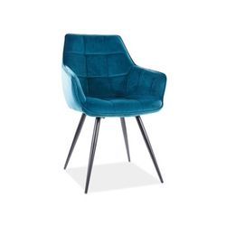 Stolička LILIA VELVET Farba: Bluvel 85