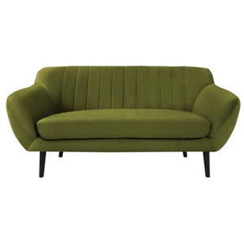 Zelená zamatová pohovka Mazzini Sofas Toscane, 158 cm