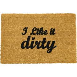 Rohožka z prírodného kokosového vlákna Artsy Doormats I Like It Dirty, 40 x 60 cm