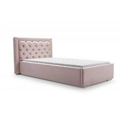 Čalúnená jednolôžková posteľ Danielle 90 x 200 cm Farba: Ružová