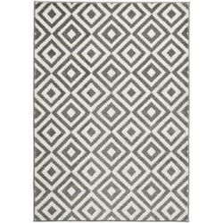 Sivo-biely koberec Think Rugs Matri×, 120 × 170 cm