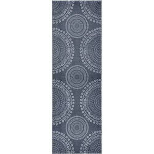 Sivý kuchynský behúň Zala Living Flower Dots, 50 × 150 cm