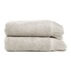 Súprava 2 sivohnedých uterákov zo 100% bavlny Bonami, 50 × 90 cm