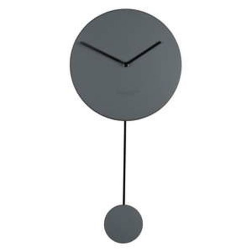Sivé nástenné hodiny Zuiver Minimal