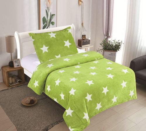 Posteľné obliečky MICRO - Stars limeta