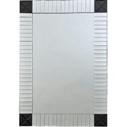 Elison Typ 3 zrkadlo na stenu strieborná / čierna