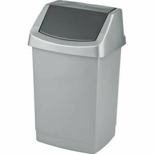 Sivý odpadkový kôš Curver Click-it, 25 l