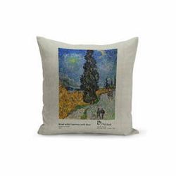 Vankúš s výplňou Kate Louise van Gogh Road, 43 x 43 cm