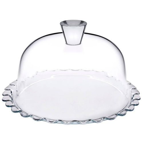 Pasabahce Servírovacia tácka s poklopom Patisserie 24 cm