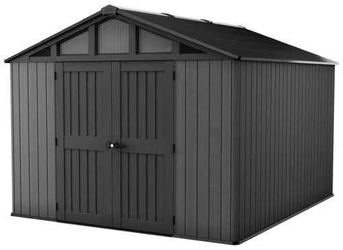 STRONGHOLD 10 x 11,5 domček, sivý, 304 x 350 x 251 cm