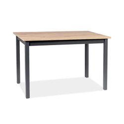 Jedálenský stôl Horacy 125(170)x75 Farba: dub artisan / čierna