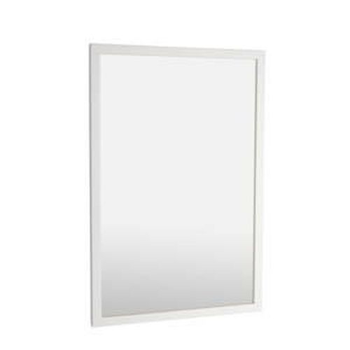 Biele dubové zrkadlo Rowico Lodur