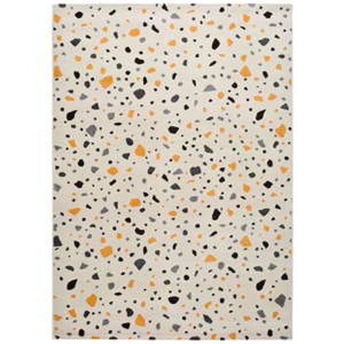 Biely koberec Universal Adra Punto, 133 x 190 cm
