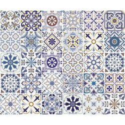 Súprava 30 nástenných samolepiek Ambiance Tiles Azulejos Riviera, 10 × 10 cm