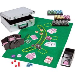 Poker set, 300 žetónov + miešačka kariet