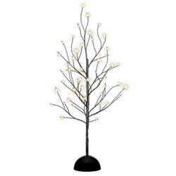 Dekoratívny LED svetelný strom so 48 LED, 60 cm - čierny