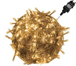 Vianočné LED osvetlenie - 20 m, 200 LED, teple biele