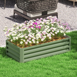 Zvýšený záhon 120 x 60 x 30 cm, svetlozelený