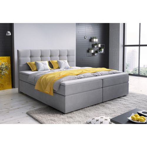 Čalúnená posteľ boxspring GLOSE, 140x200, cosmic 160 + topper