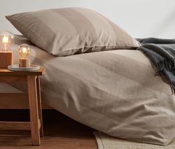 Prémiová posteľná bielizeň z jemného flanelu, béžová, štandardná veľkosť