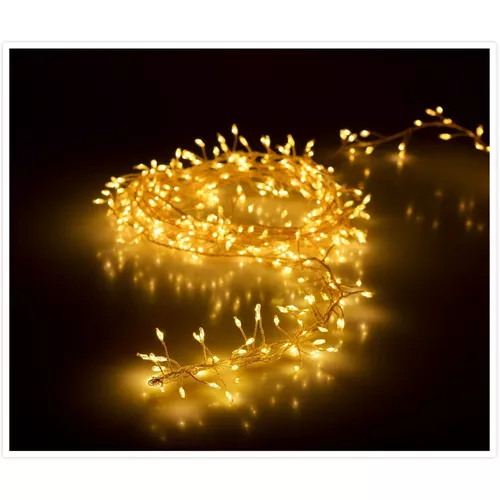 Svetelná vianočná reťaz Martiel teplá biela, 100 LED