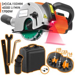 TIMBERTECH drážkovacia fréza s laserom, 1700 W