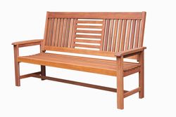 Záhradná drevená lavica SEREMBAN - 178 cm