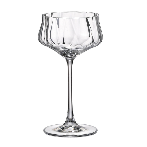Crystal Bohemia Cettia optic poháre na martini 300 ml 6 ks