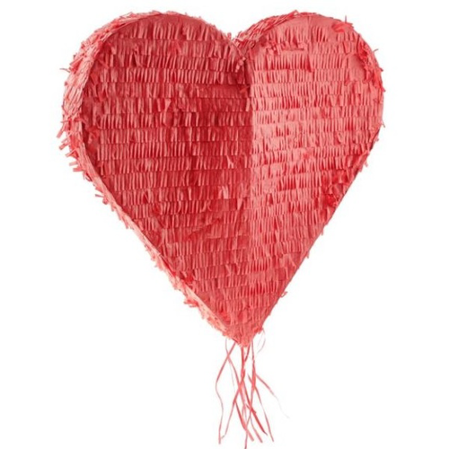 Piňatá Srdce červené 45 cm