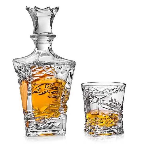 Crystal Bohemia SAMURAI whisky set (1 + 6)