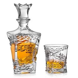 Crystal Bohemia SAMURAI whisky set (1 + 6)