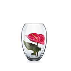 Crystalex Sklenená váza OVUM 180 mm