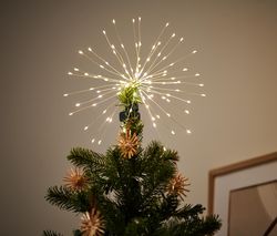 Dekorácia na vrchol vianočného stromčeka s LED