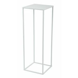 DekorStyle Stojan na kvety SILVIA 70 cm biely