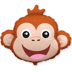 Balónik fóliový Hlava opičky 62 x 80 cm
