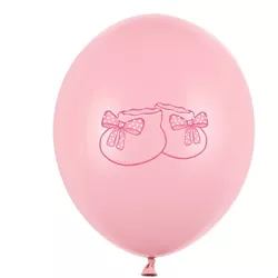 BALÓNIKY latexové detské topánočky ružové 30cm 50ks