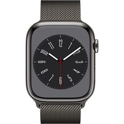 APPLE Watch S8 GPS + Cell 45 mm Graphite/Graph. Milanese Loop