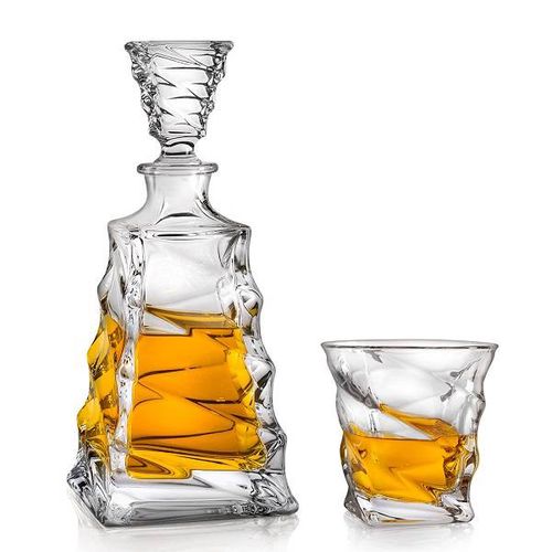 Crystalite Bohemia CASABLANCA whisky set (1 + 6)