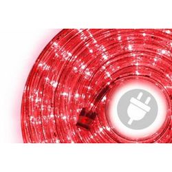 LED svetelný kábel - 240 diód, 10 m, červený