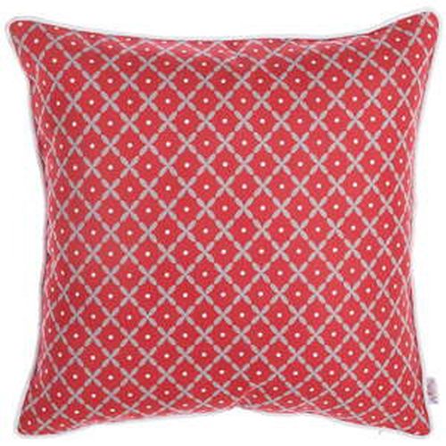 Červená obliečka na vankúš Mike & Co. NEW YORK Rustic Pattern, 43 × 43 cm